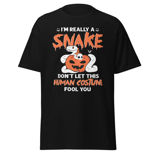 I'm Really A Snake Don't Let This Costume Fool You , Halloween Soft Style T-Shirt