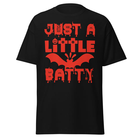 Just A Little Batty , Halloween Design Soft Style Heavy Cotton T-Shirt