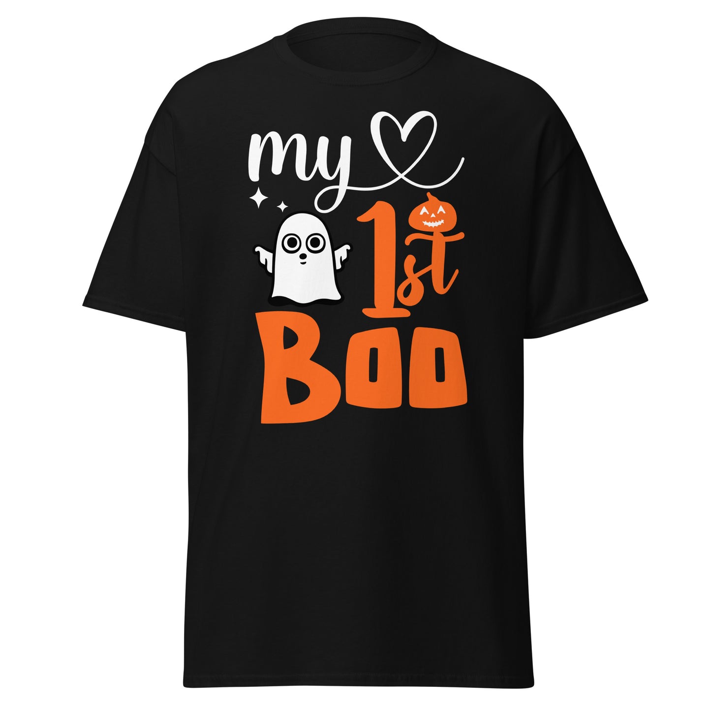 My 1st Boo , Halloween Design Soft Style Heavy Cotton T-Shirt