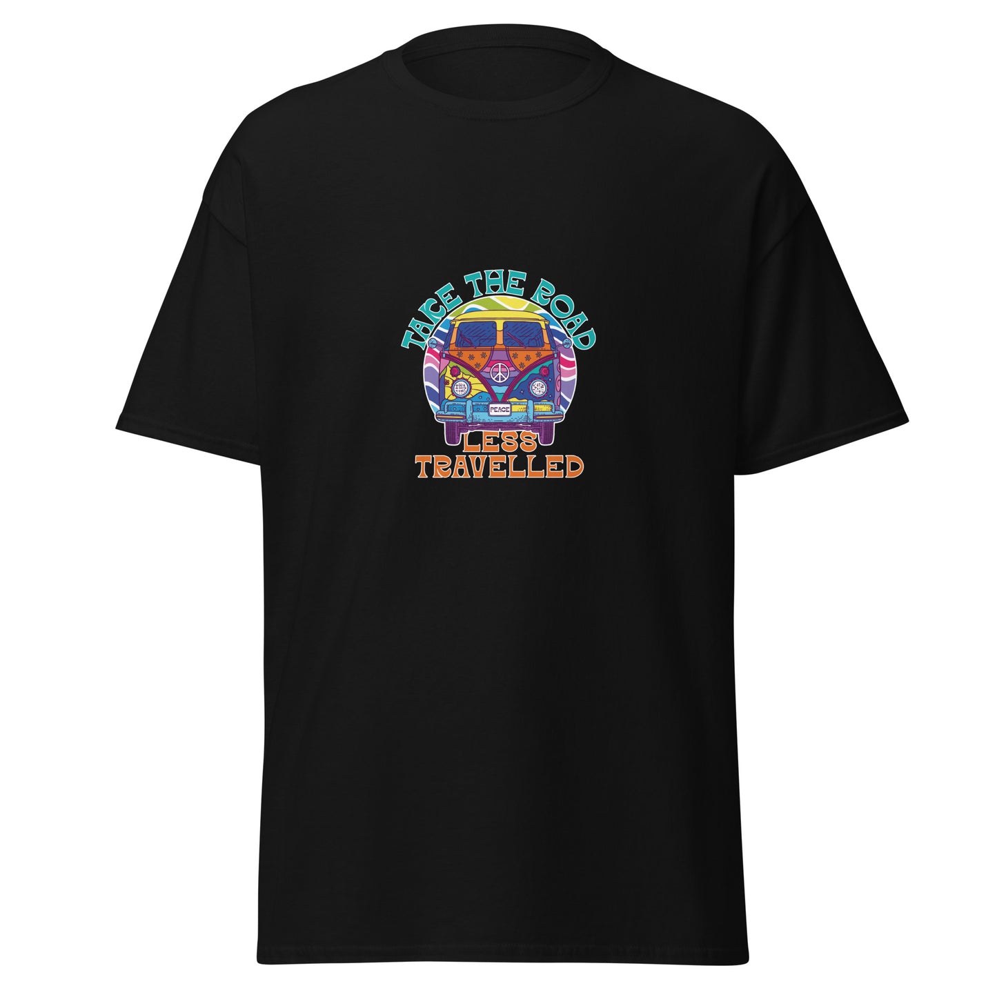 Trace The Road Less Travelled , Halloween Design Soft Style Heavy Cotton T-Shirt