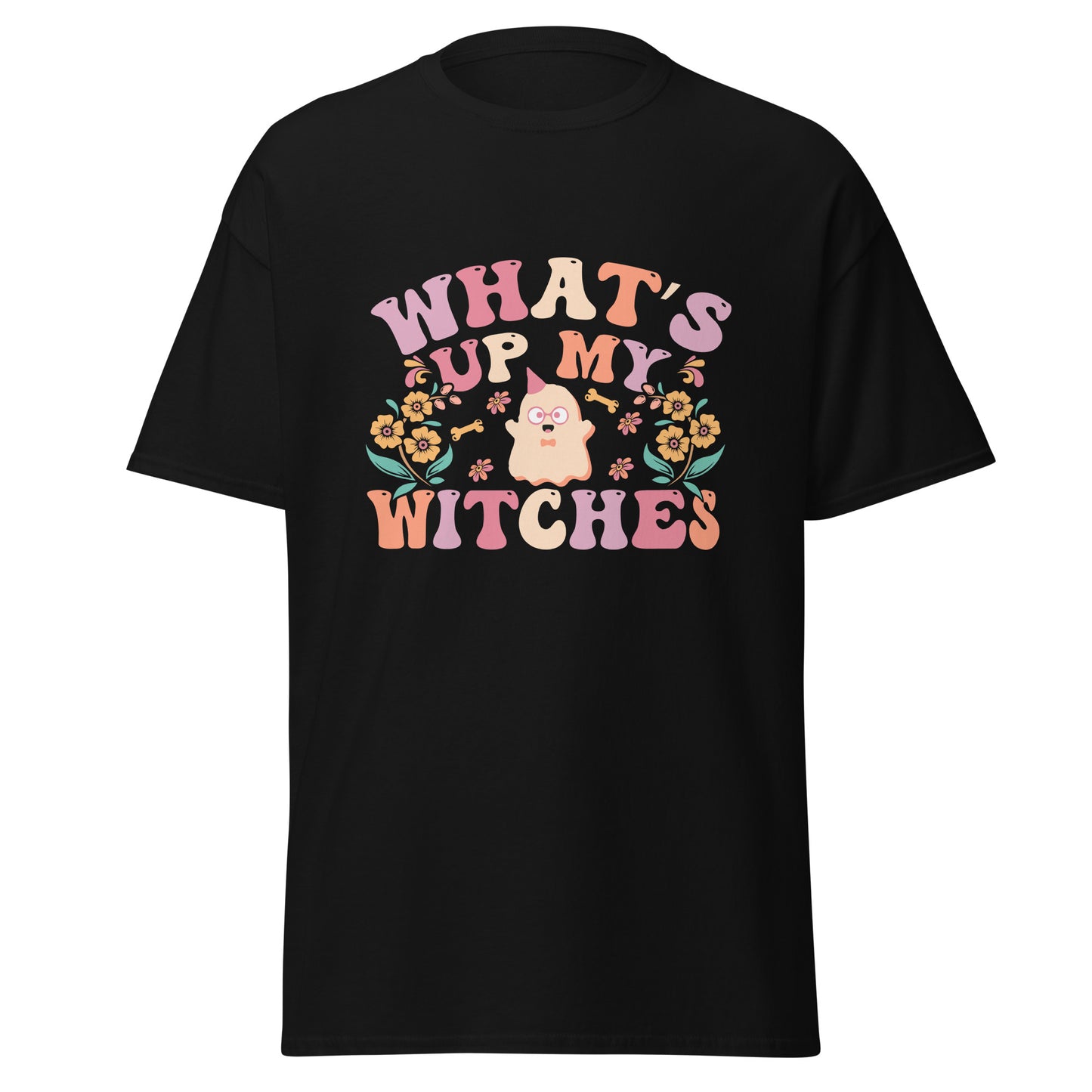 what's up my witches , Halloween Design Soft Style Heavy Cotton T-Shirt