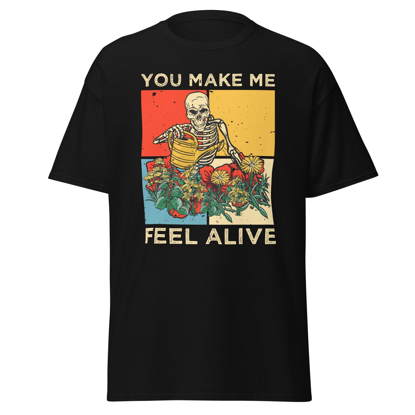 You Make Me Feel Alive , Halloween Design Soft Style Heavy Cotton T-Shirt