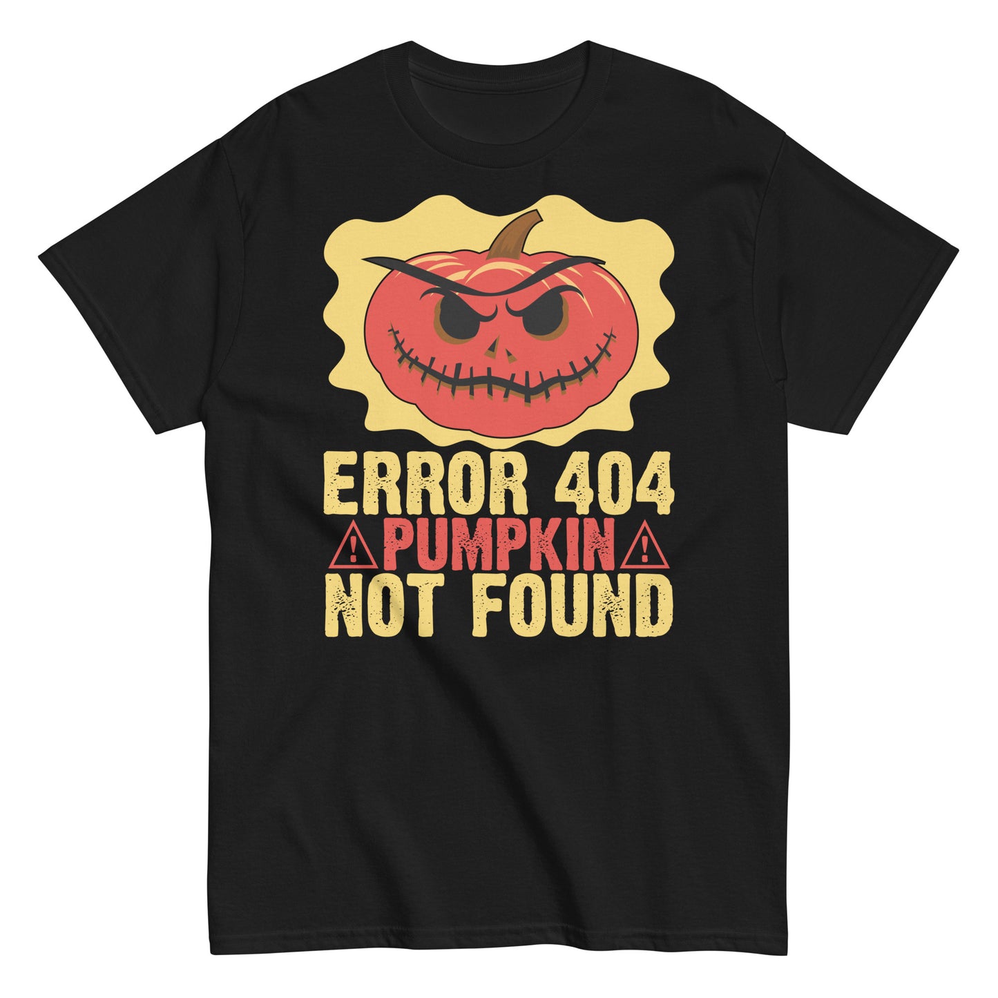 404 Pumpkin Not Found: Halloween Soft Tee - Embrace the Missing 🎃🤖