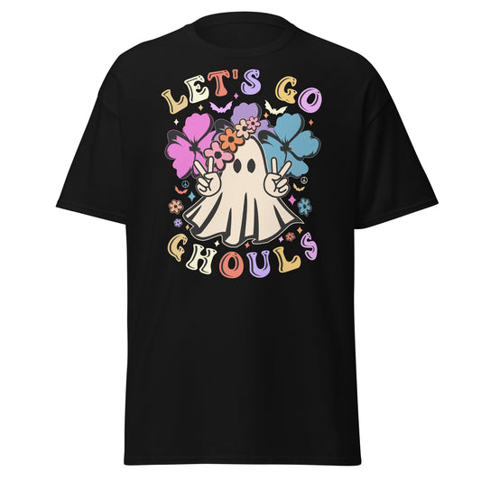 Let's go ghouls , Halloween Design Soft Style Heavy Cotton T-Shirt