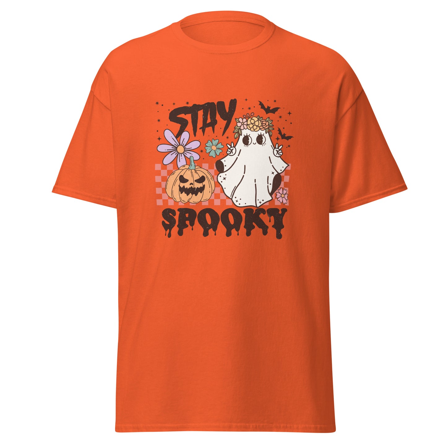 Stay Spooky , Halloween Design Soft Style Heavy Cotton T-Shirt