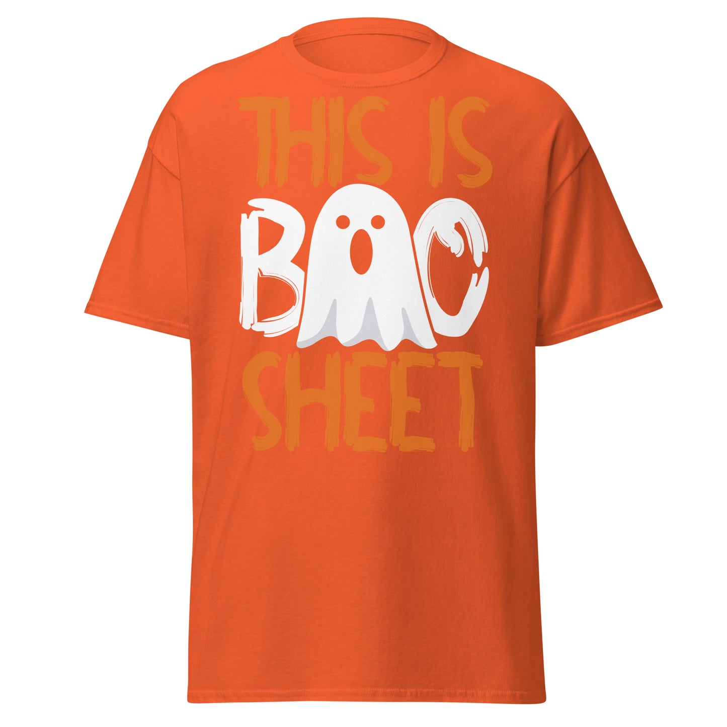 This Is Boo Sheet , Halloween Design Soft Style Heavy Cotton T-Shirt