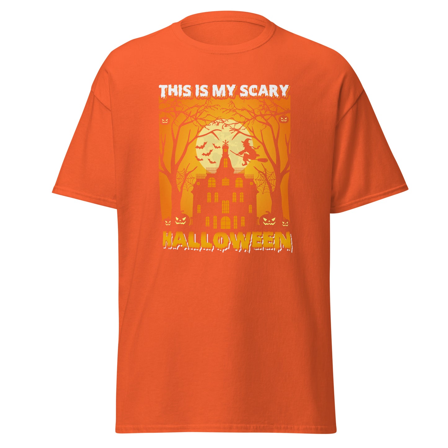 This is My Scary , Halloween Design Soft Style Heavy Cotton T-Shirt