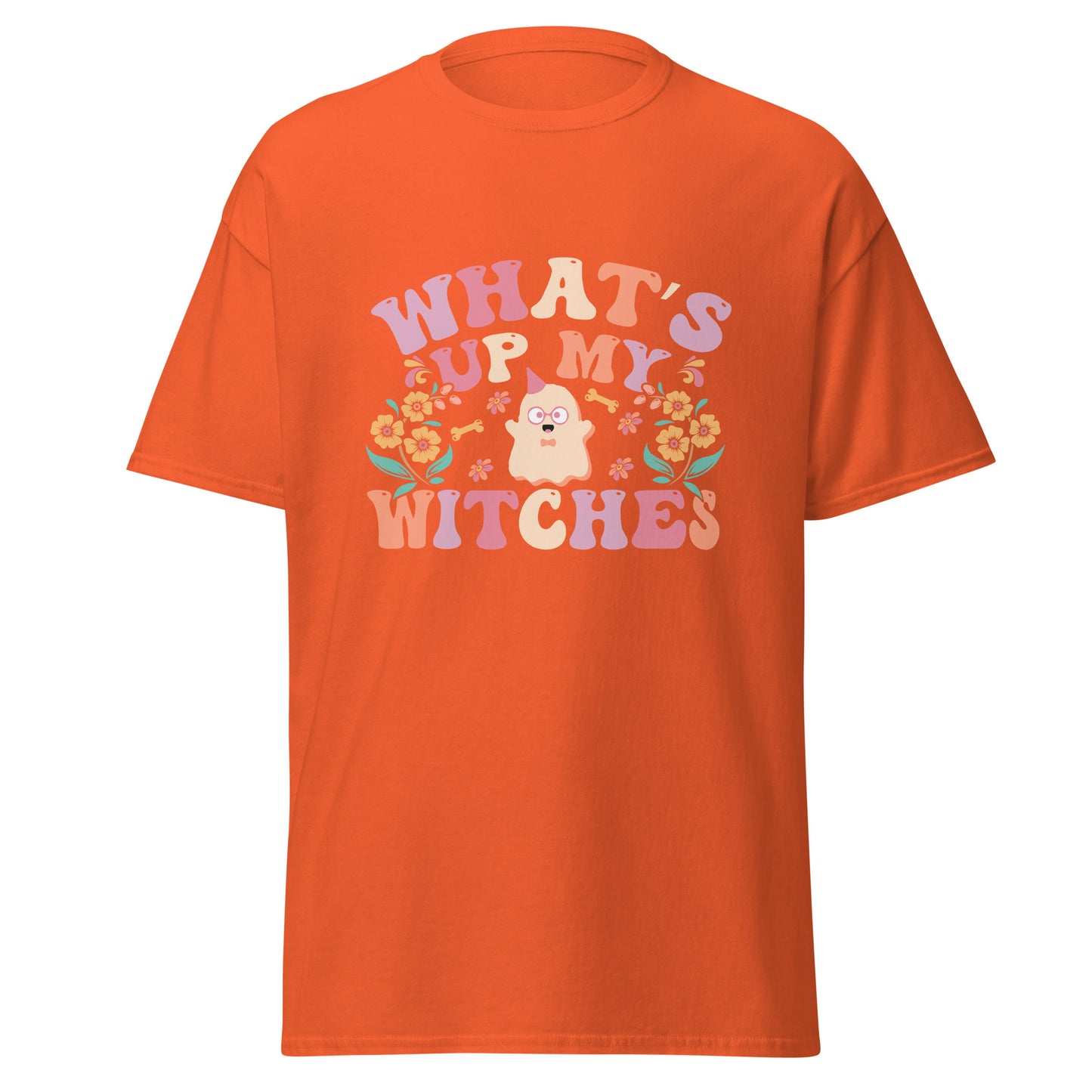 what's up my witches , Halloween Design Soft Style Heavy Cotton T-Shirt