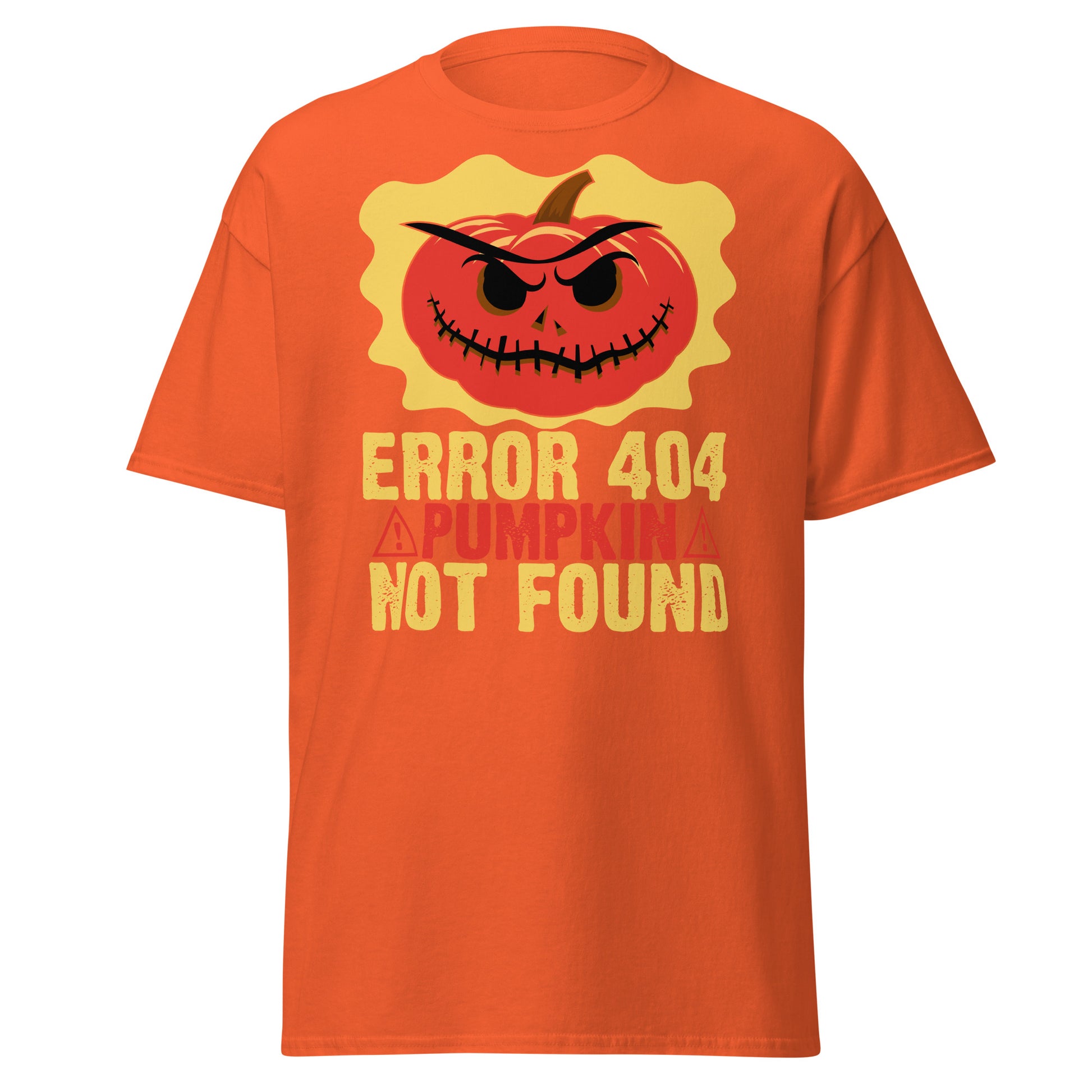 404 Pumpkin Not Found: Halloween Soft Tee - Embrace the Missing 🎃🤖