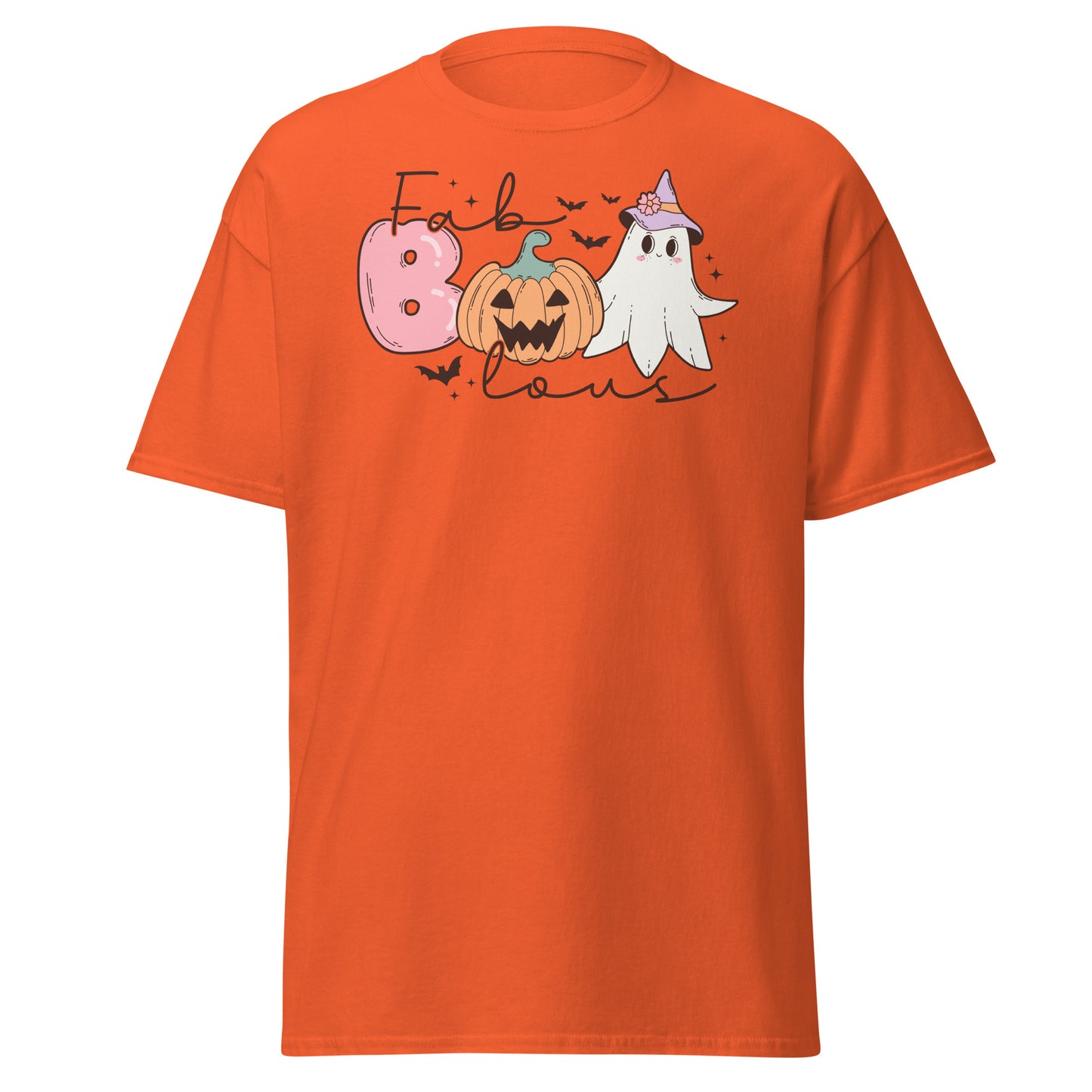 Halloween Graphic Tee - Fab Boo Lous Vibes