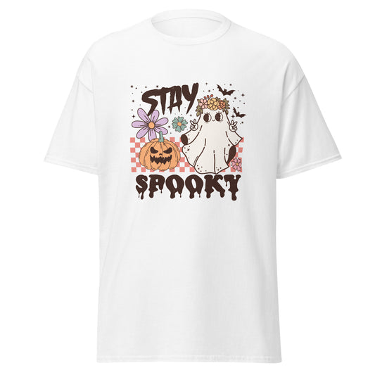 Stay Spooky , Halloween Design Soft Style Heavy Cotton T-Shirt