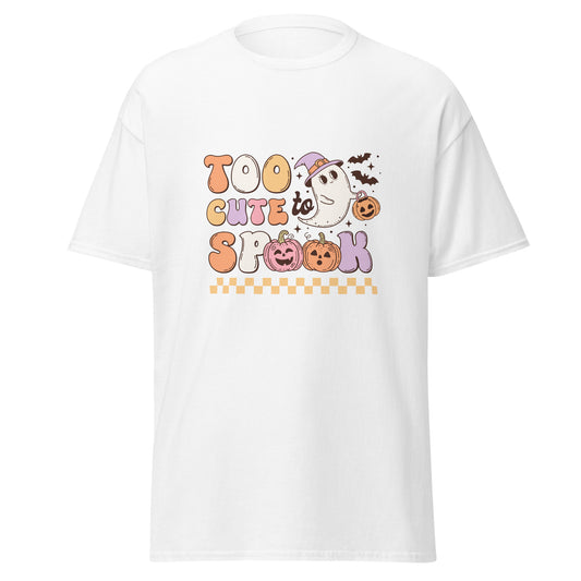 Too Cute To Spook , Halloween Design Soft Style Heavy Cotton T-Shirt