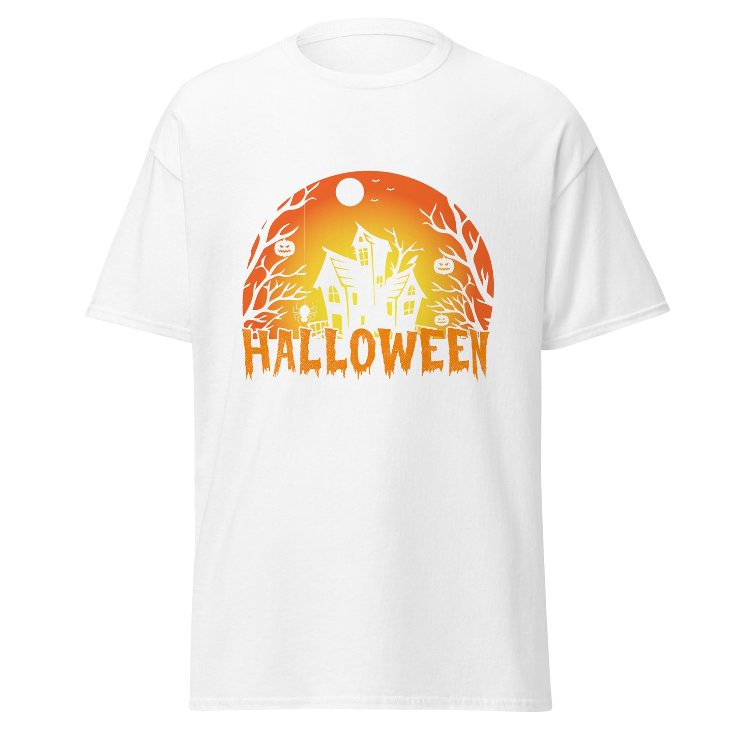 scarry halloween , Halloween Design Soft Style Heavy Cotton T-Shirt