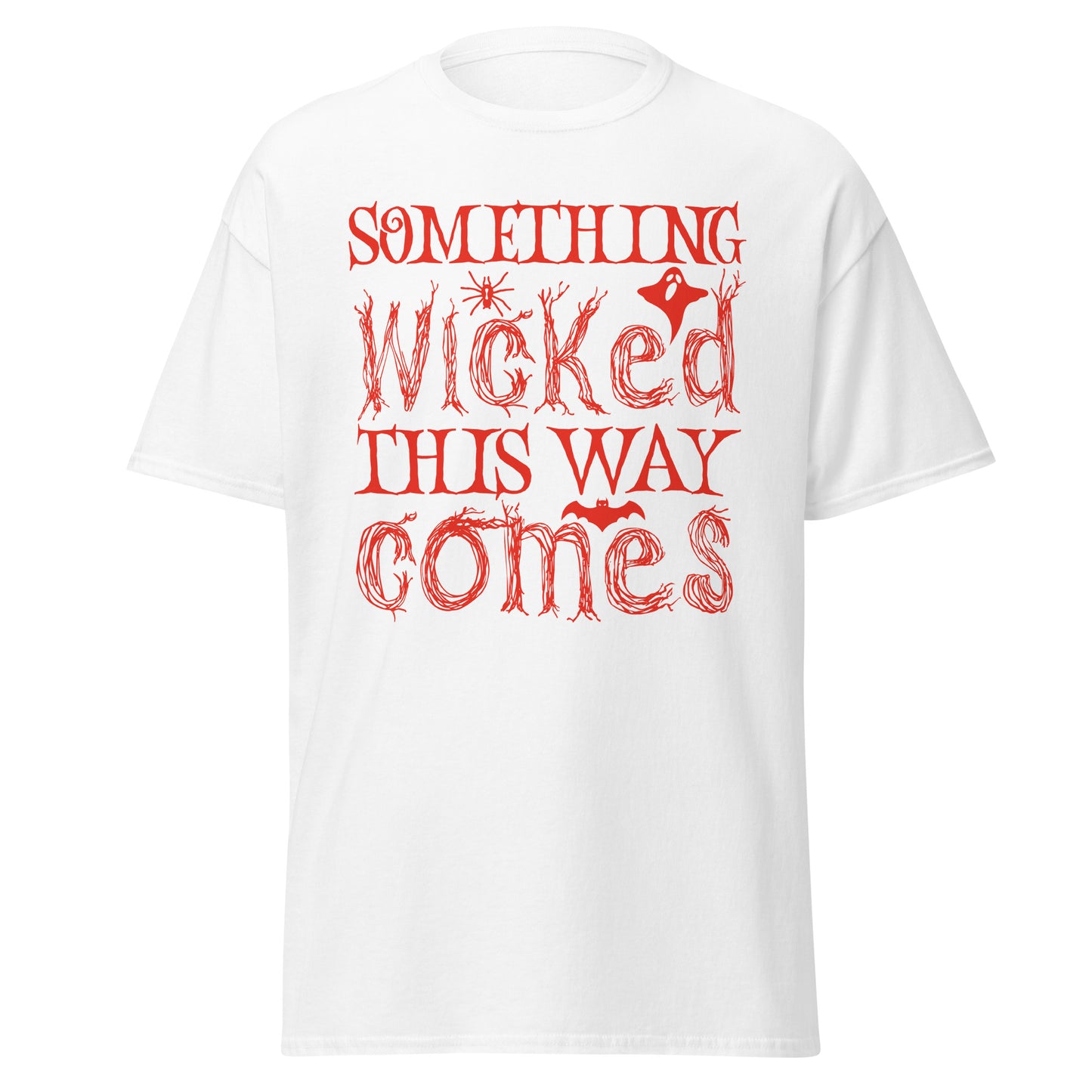 Something Wicked This Way Comes , Halloween Design Soft Style Heavy Cotton T-Shirt