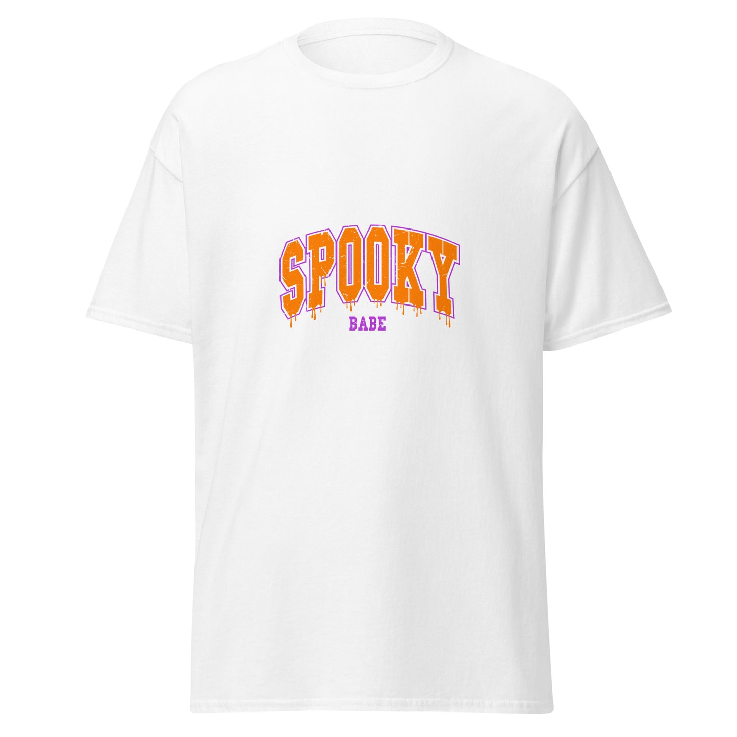 SPOOKY BABE , Halloween Design Soft Style Heavy Cotton T-Shirt