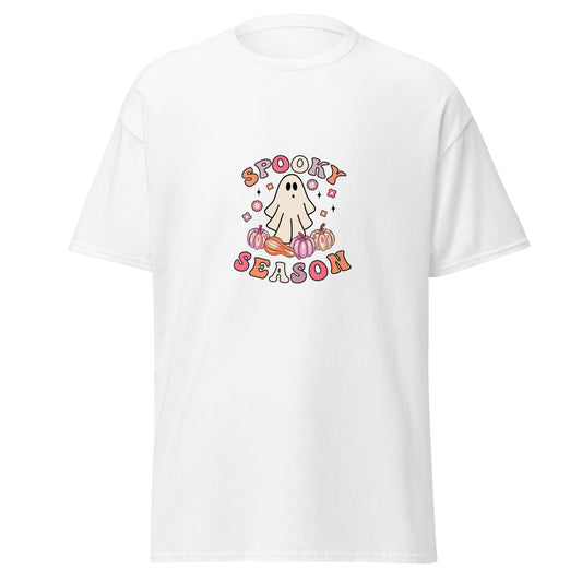 Spooky Season , Halloween Design Soft Style Heavy Cotton T-Shirt