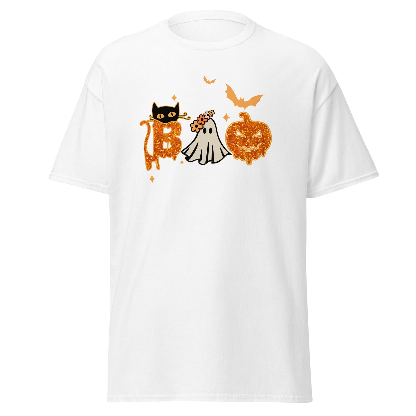 The boo crew , Halloween Design Soft Style Heavy Cotton T-Shirt