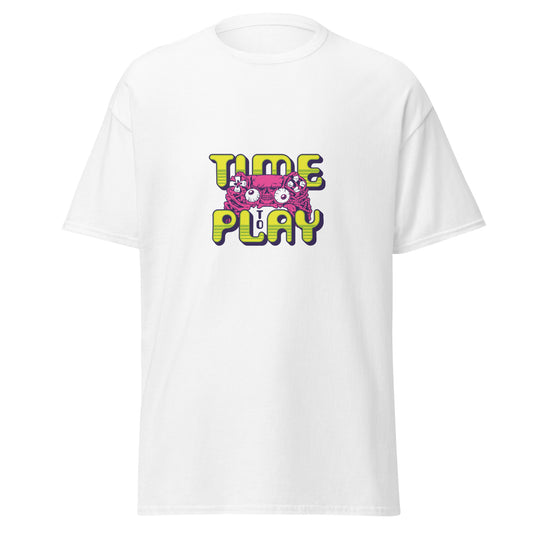 Time To Play , Halloween Design Soft Style Heavy Cotton T-Shirt