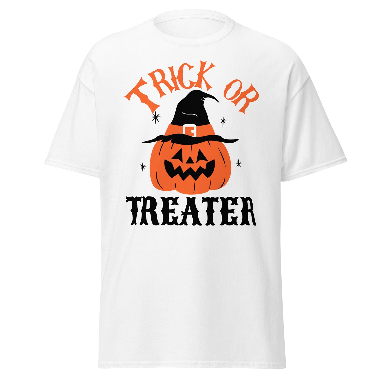 Treat Or Treater , Halloween Design Soft Style Heavy Cotton T-Shirt