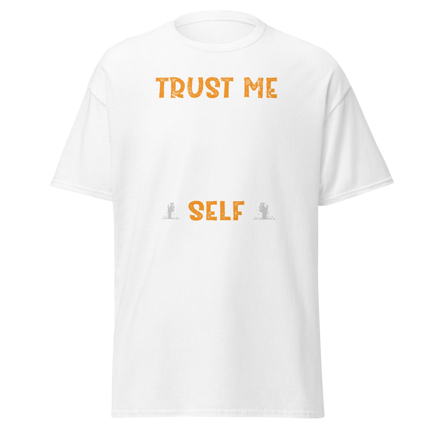 Trust Me I am Self Employed , Halloween Design Soft Style Heavy Cotton T-Shirt