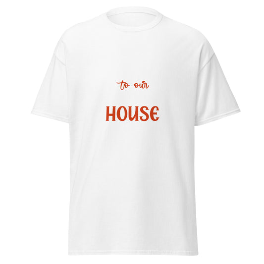 Welcome to our Hounted House , Halloween Design Soft Style Heavy Cotton T-Shirt