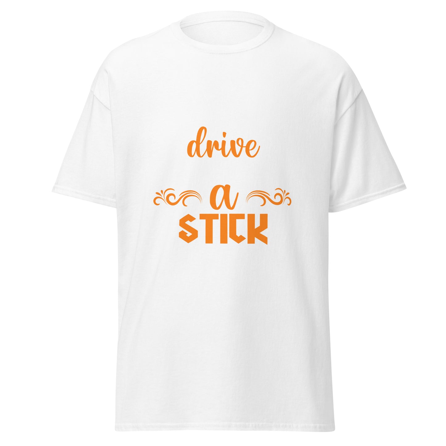 Yes I Can Drive a Stick , Halloween Design Soft Style Heavy Cotton T-Shirt