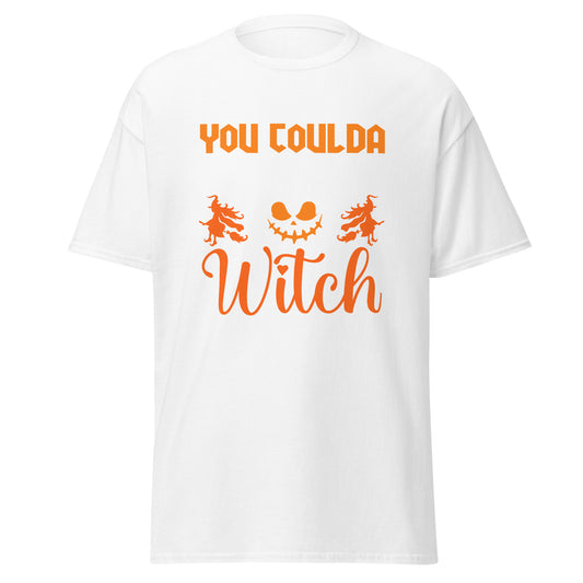 You Coulda Had a Bad Witch , Halloween Design Soft Style Heavy Cotton T-Shirt