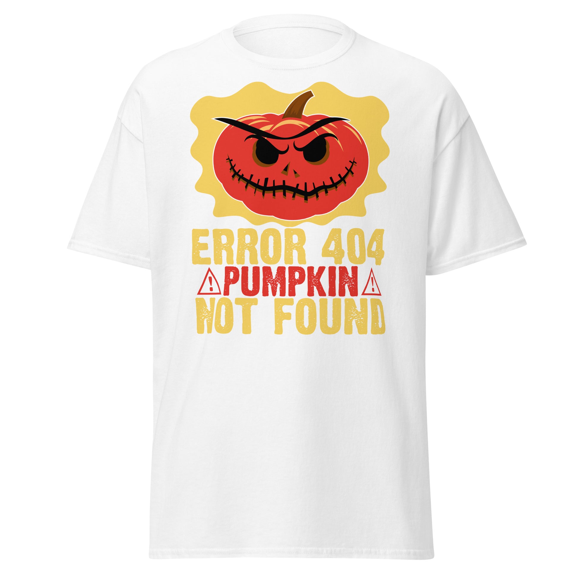 404 Pumpkin Not Found: Halloween Soft Tee - Embrace the Missing 🎃🤖