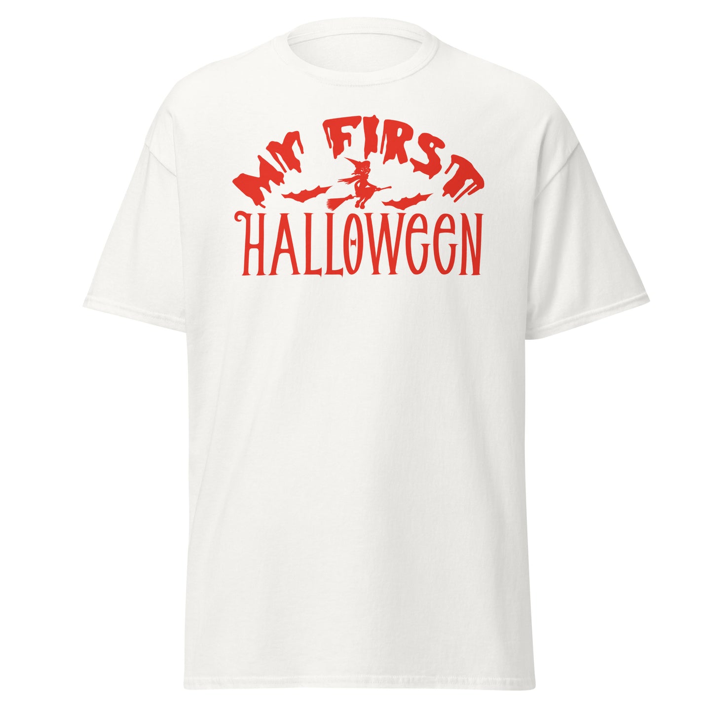 My First Halloween , Halloween Design Soft Style Heavy Cotton T-Shirt